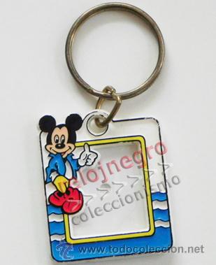 Coleccionismo de llaveros: LLAVERO DE RAT&Oacute;N MICKEY - MARCO PARA FOTO - PL&Aacute;STICO - PERSONAJE DE CINE DE WALT DISNEY - MOUSE