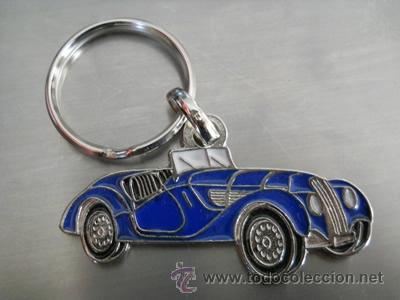 Coleccionismo de llaveros: Llavero BMW 328 roadster azul