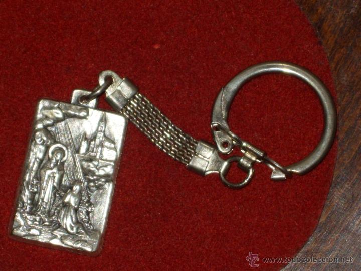 Coleccionismo de llaveros: LLAVERO VIRGEN DE LOURDES. - Foto 3