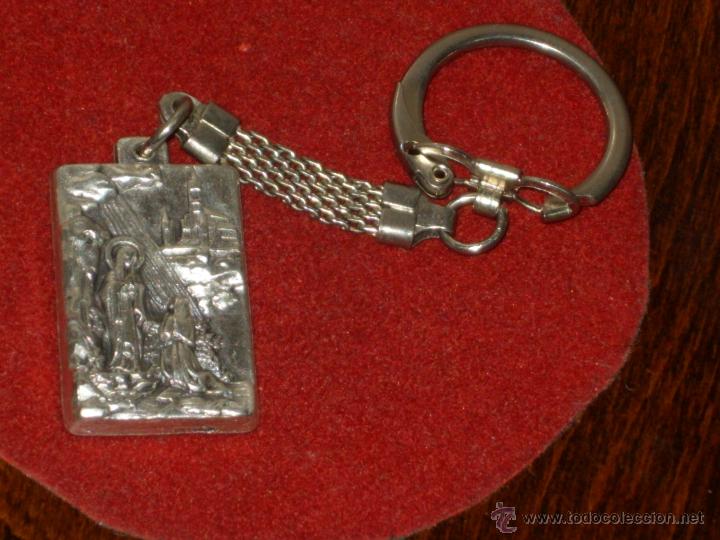 Coleccionismo de llaveros: LLAVERO VIRGEN DE LOURDES. - Foto 4