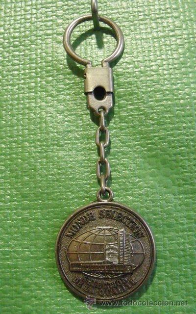 Coleccionismo de llaveros: Llavero Promocional Ginebra Rives Gin - Medalla Oro Bruselas 1997 (Monde Selection)