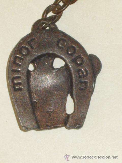 Coleccionismo de llaveros: ANTIGUO LLAVERO MINOR COPAN. - Foto 2
