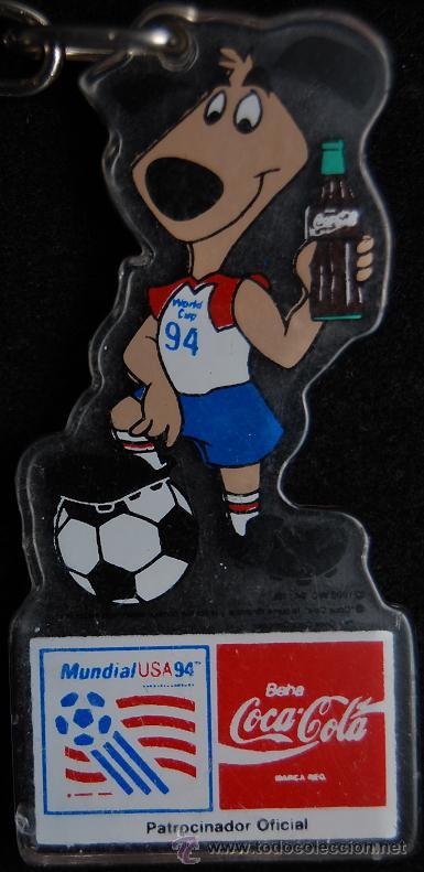 Coleccionismo de llaveros: LLAVERO MASCOTA STRIKER MUNDIAL DE FUTBOL USA