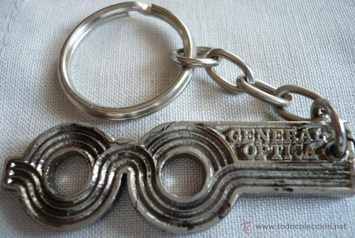 Collectionnisme de portes-cl&eacute;s: LLAVERO GENERAL OPTICA METAL.