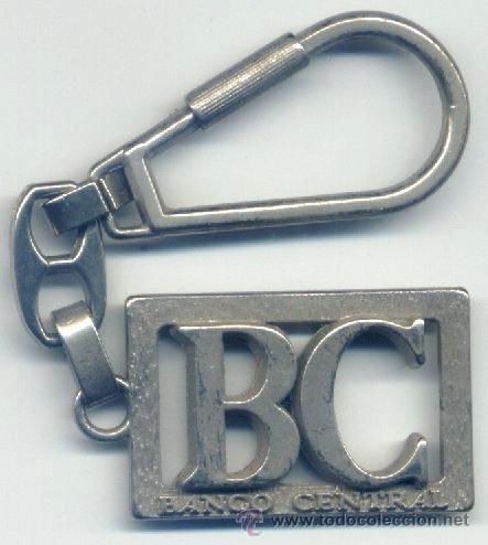 Colecionismo de porta-chaves: LLAVERO BANCO CENTRAL. METAL