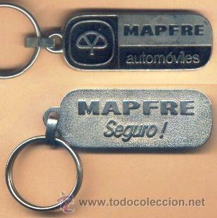 Colecionismo de porta-chaves: LLAVERO MAPFRE AUTOMOVILES. COCHES. ASEGURADORA. SEGUROS. METAL. COCHE.