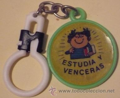 Colecionismo de porta-chaves: LLAVERO ESTUDIA Y VENCERAS. ANTIGUO. PLASTICO.