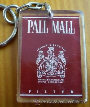 Coleccionismo de llaveros: LLAVERO PUBLICIDAD TABACO PALL MALL. CIGARRILLOS. METACRILATO. A&Ntilde;OS 80.