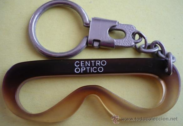 Collectionnisme de portes-cl&eacute;s: LLAVERO GAFAS CENTRO OPTICO. PLASTICO.