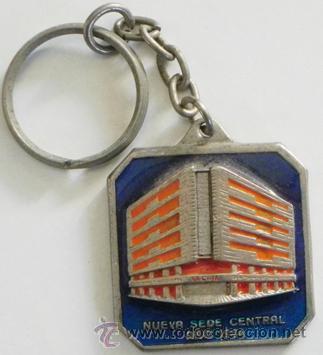 Coleccionismo de llaveros: LLAVERO - CAJA DE AHORROS DE C&Oacute;RDOBA - NUEVA SEDE CENTRAL 1984 - ANDALUC&Iacute;A EDICIFIO - DE METAL
