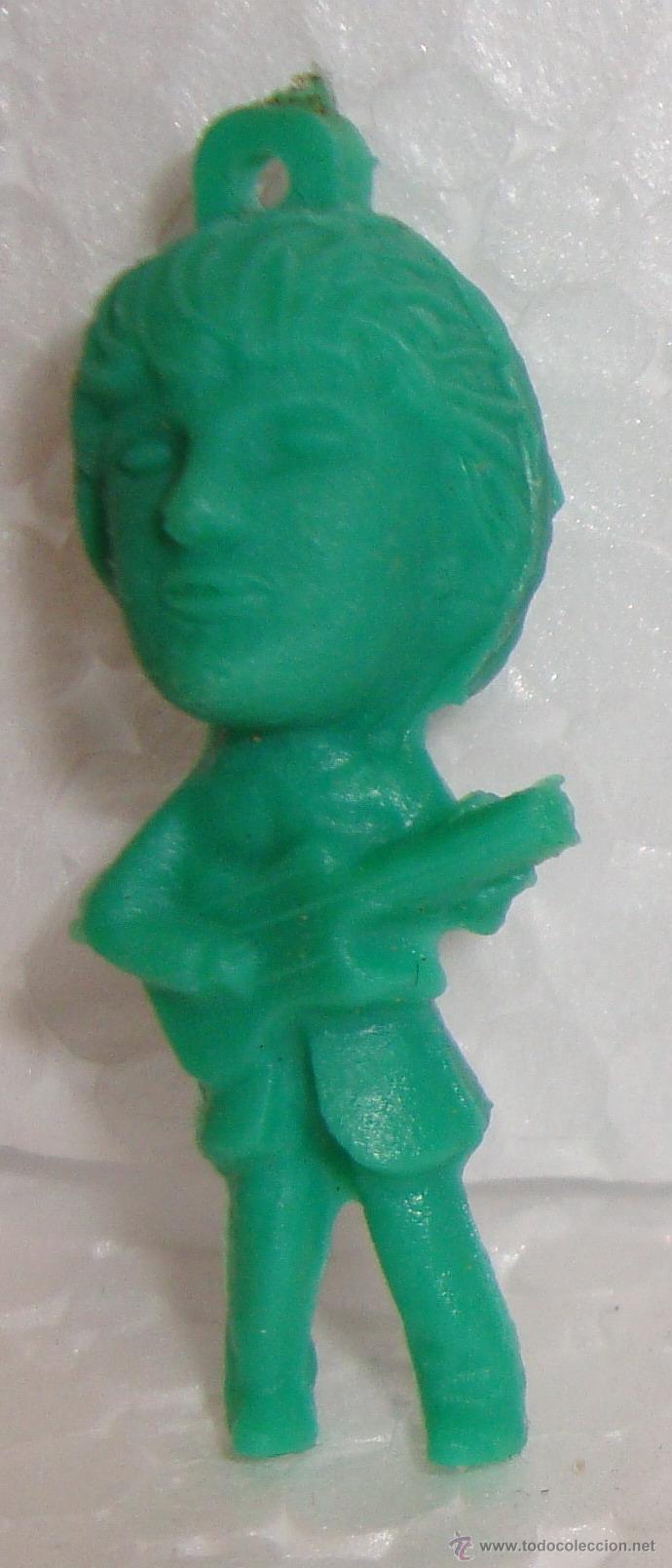 Coleccionismo de llaveros: (TC-13) FIGURA COLOR VERDE THE BEATLES PARA LLAVERO