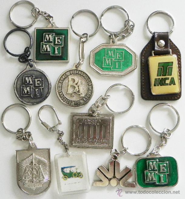 Coleccionismo de llaveros: LOTE DE LLAVEROS PUBLICITARIOS - INCA MEMI FUNDICI&Oacute;N MACEDA - BA BANCO BHA GARAGE LLAVERO PUBLICIDAD