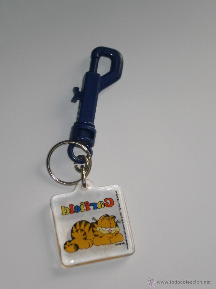 Coleccionismo de llaveros: ANTIGUO LLAVERO CON ENGANCHE MOSQUET&Oacute;N . GARFIELD , VARIOS MODELOS .