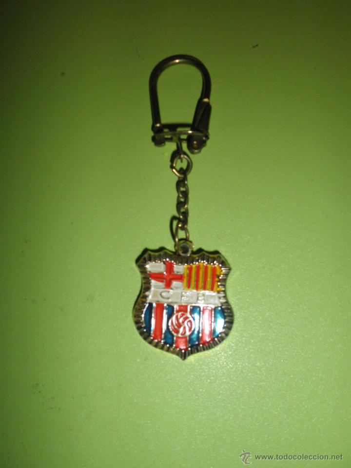 Collectionnisme de portes-cl&eacute;s: LLAVERO ANTIGUO PASTA FUTBOL CLUB BARCELONA F.C. BARCELONA **