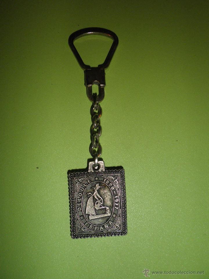 Collectionnisme de portes-cl&eacute;s: LLAVERO ANTIGUO MET&Aacute;LICO BOMBAS DELOULE 1977 **