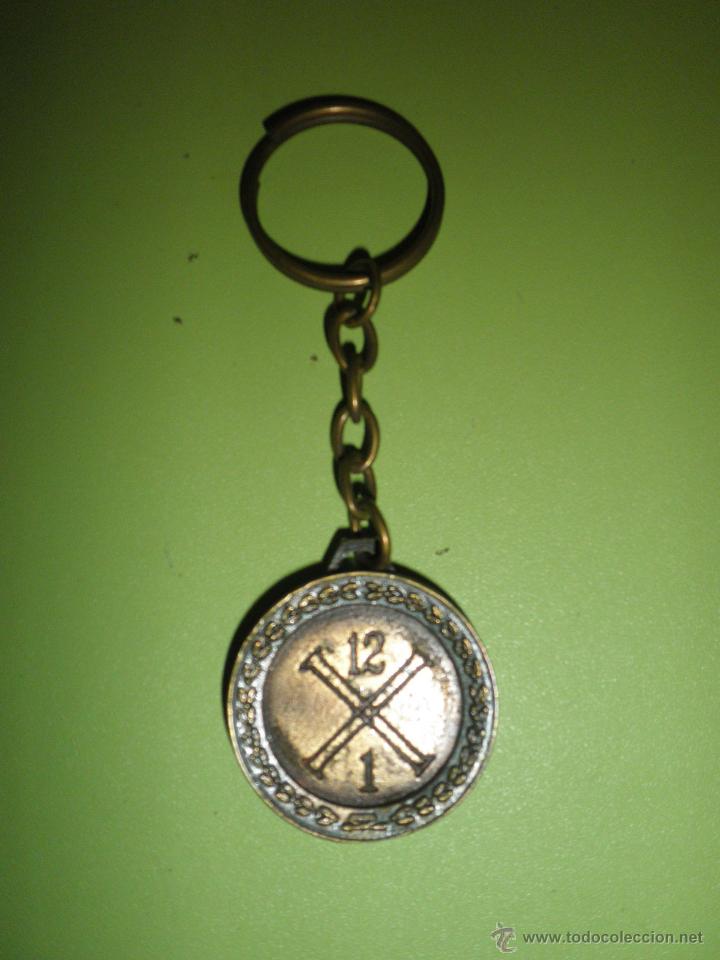 Collectionnisme de portes-cl&eacute;s: LLAVERO ANTIGUO MET&Aacute;LICO ESCOLA DE F&Uacute;TBOL TARR T&Aacute;RREGA **