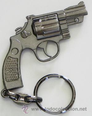 Coleccionismo de llaveros: LLAVERO REV&Oacute;LVER - DE METAL - IMITA A PISTOLA ARMA - M&Aacute;S LLAVEROS DE PISTOLAS EN VENTA
