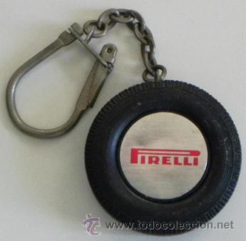 Collezionismo di Portachiavi: LLAVERO NEUM&Aacute;TICO PIRELLI - DE GOMA - MINIATURA - PUBLICIDAD de NEUM&Aacute;TICOS RUEDAS - RUEDA DE COCHE