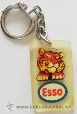 Coleccionismo de llaveros: ANTIGUO LLAVERO DE ESSO - TIGRE &iquest; MASCOTA ? - PUBLICIDAD - LOGOTIPO LOGO - DETR&Aacute;S VERSI&Oacute;N &Aacute;RABE