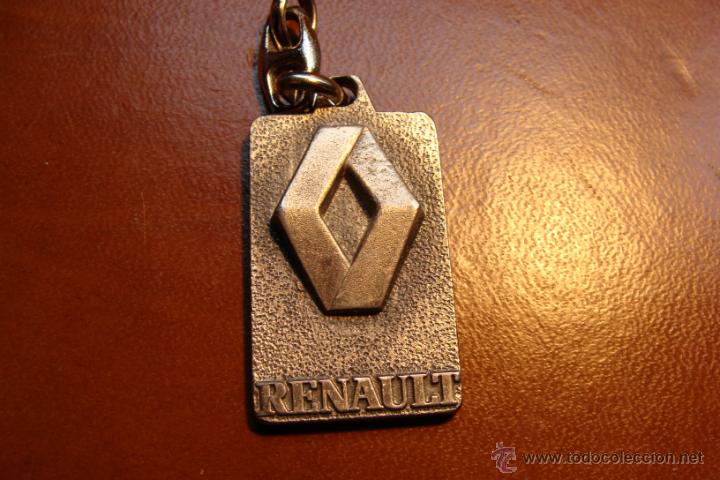 Colecionismo de porta-chaves: ANTIGUO LLAVERO DE COLECCION DE RENAULT COCHE AUTOMOVIL EN PLATA DE LEY