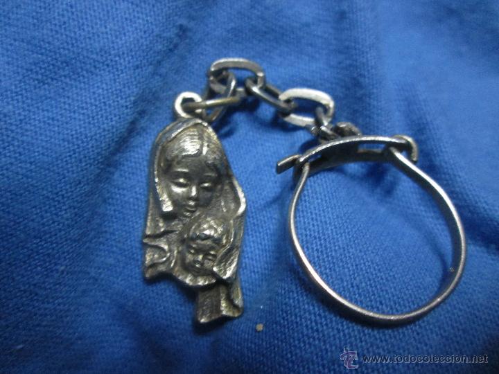 Coleccionismo de llaveros: Llavero antiguo:  Virgen Maria Ni&ntilde;o Jesus
