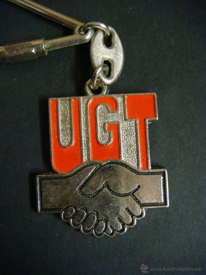 Coleccionismo de llaveros: LLAVERO DE U.G.T. - Foto 1