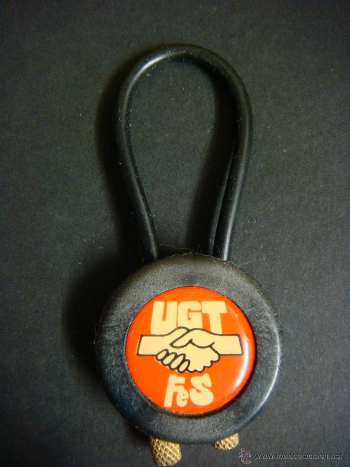 Coleccionismo de llaveros: LLAVERO DE U.G.T,FES,