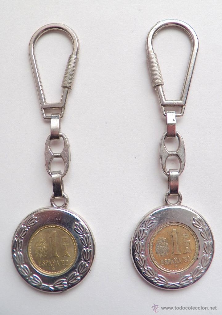 Coleccionismo de llaveros: LLAVERO MUNDIAL '82 1982 MONEDA 1 PESETA (1980)