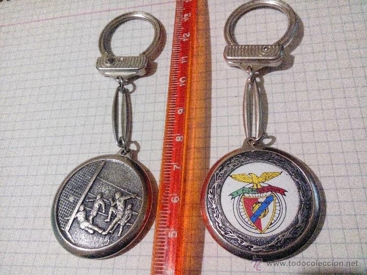 Coleccionismo de llaveros: ANTIGUO LLAVERO DEL EQUIPO DE F&Uacute;TBOL BENFICA DE LISBOA PORTUGAL A ESTRENAR A&Ntilde;OS 80*