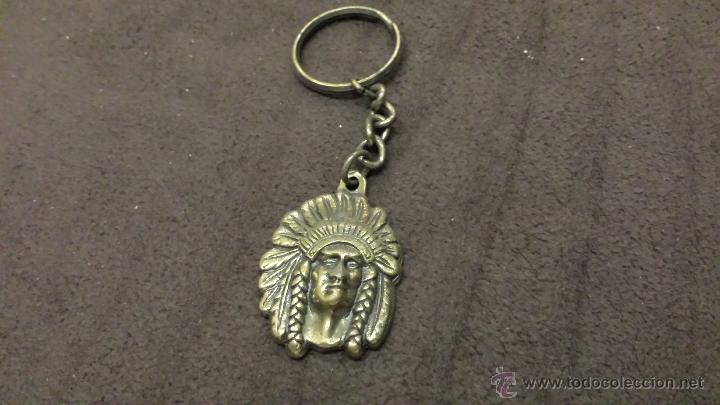 Collectionnisme de portes-cl&eacute;s: LLAVERO CABEZA DE INDIO