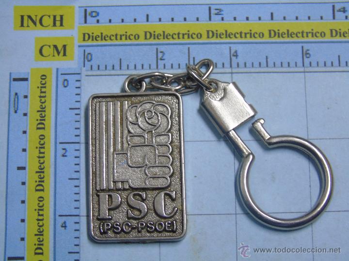 Coleccionismo de llaveros: LLAVERO POL&Iacute;TICO SINDICAL. PSOE PSC - Foto 1