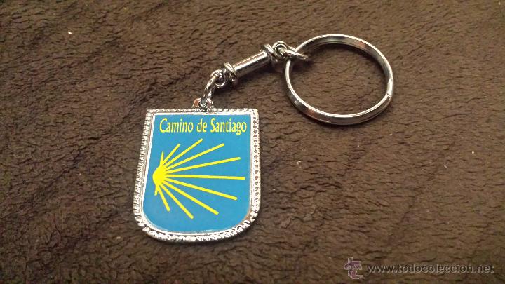 Sammlung von Schl&uuml;sselanh&auml;ngern: LLAVERO CAMINO DE SANTIAGO  GALICIA CON LA CONCHA DE VIEIRA EMBLEMA DEL PEREGRINO