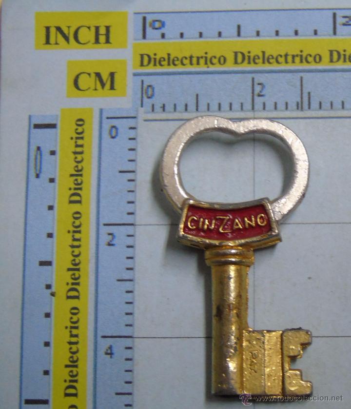Collectionnisme de portes-cl&eacute;s: LLAVERO DE BEBIDAS. LLAVE CINZANO. A&Ntilde;OS 70 80