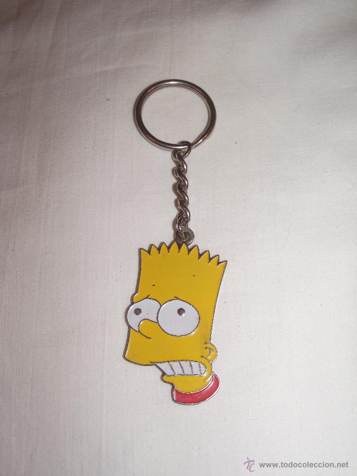Coleccionismo de llaveros: LLAVERO BART SIMPSON - Foto 1