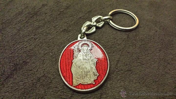 Collectionnisme de portes-cl&eacute;s: LLAVERO RELIGIOSO IMAGEN DE SANTA LUC&Iacute;A PATRONA CONCATEDRAL DE VIGO