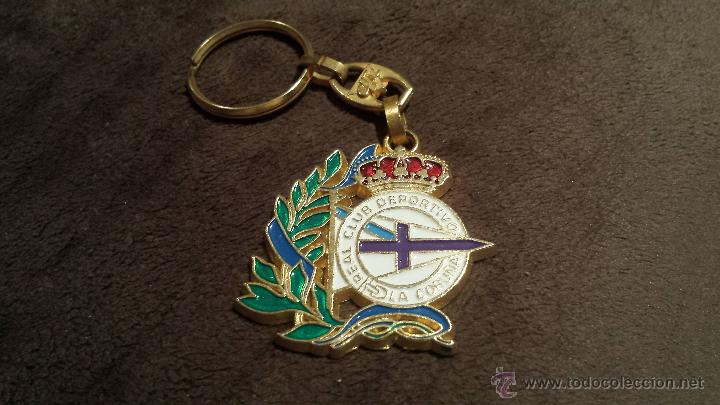 Collectionnisme de portes-cl&eacute;s: LLAVERO ESCUDO EQUIPO FUTBOL REAL CLUB DEPORTIVO DE LA CORU&Ntilde;A