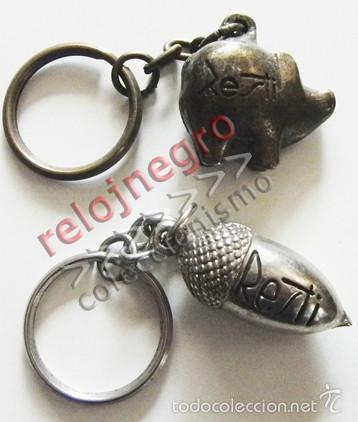 Coleccionismo de llaveros: LOTE LLAVEROS RESTI BELLOTA CERDO &iquest; BRONCE ? METAL MACIZO LLAVERO PUBLICIDAD EMPR. DE JAMONES FIGURA