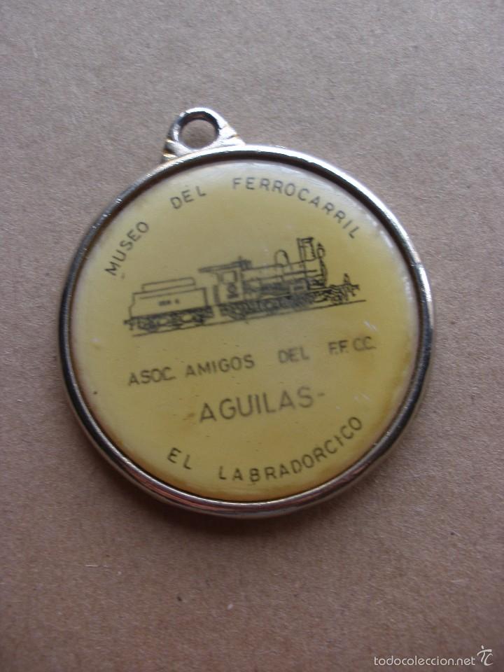Coleccionismo de llaveros: LLAVERO ASOCIACION AMIGOS FERROCARRIL AGUILAS MURCIA EL LABRADORCICO MUSEO DEL FERROCARRiIL
