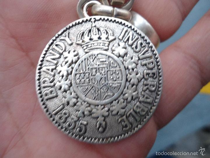 Coleccionismo de llaveros: ANTIGUO LLAVERO PLATA BRANDY - Foto 4