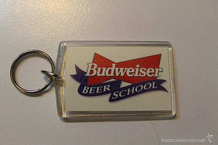 Coleccionismo de llaveros: LLAVERO BUDWEISER BEER SCHOLL USA - Foto 1