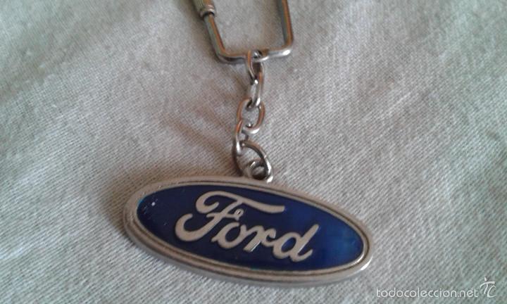 Coleccionismo de llaveros: LLAVERO FORD, CON PUBLICIDAD - Foto 1