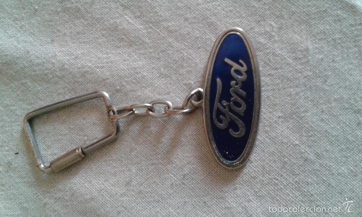Coleccionismo de llaveros: LLAVERO FORD, CON PUBLICIDAD - Foto 2
