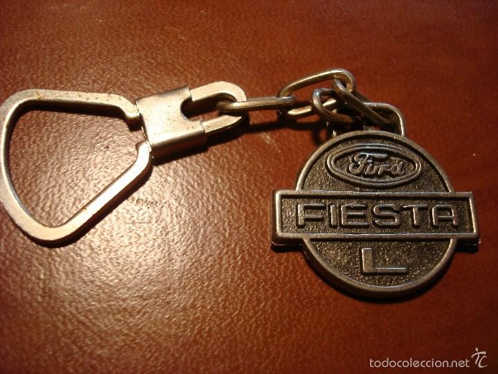 Collezionismo di Portachiavi: ANTIGUO LLAVERO DE COLECCION METAL FORD FIESTA L