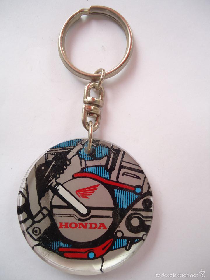 Coleccionismo de llaveros: LLAVERO ANTIGUO DE LA MARCA DE MOTO HONDA. A&Ntilde;OS 60-70. ---T