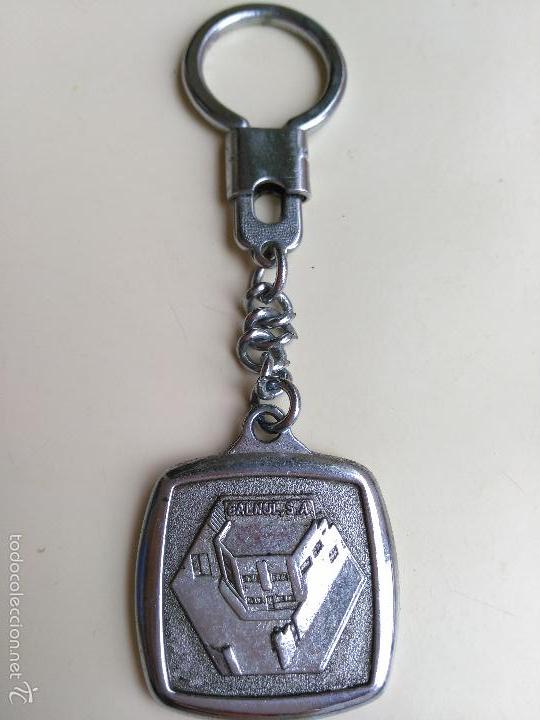 Collection of Keychains: llavero con publicidad de la empresa BALNUL S.A. Castellon. fabrica productos ceramicos