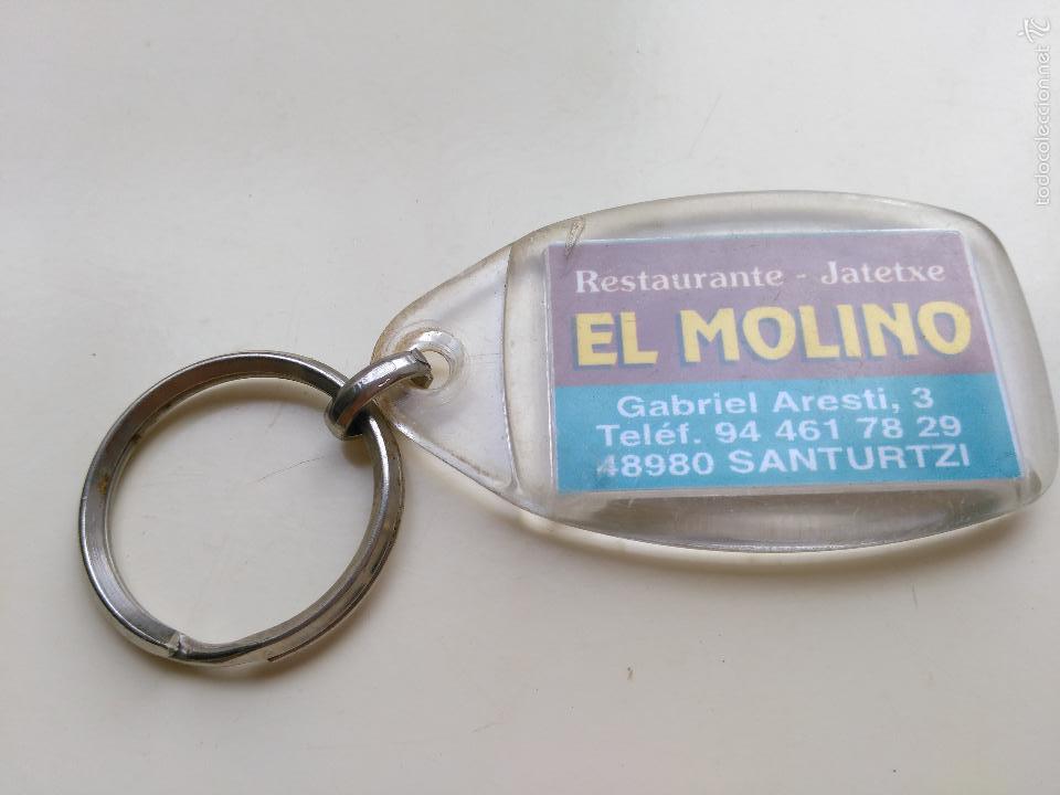 Collection of Keychains: Llavero publicidad del restaurante ricas do sol. Santurzi. Vizcaya