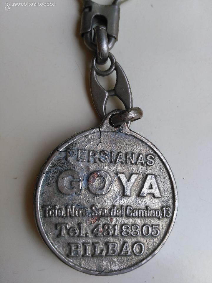 Collection of Keychains: Llavero con publicidad de persianas Goya. Bilbao. Vizcaya.