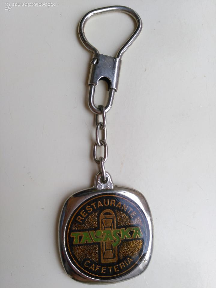Collection of Keychains: Llavero con publicidad del restaurante Taloaska. Bilbao. Vizcaya