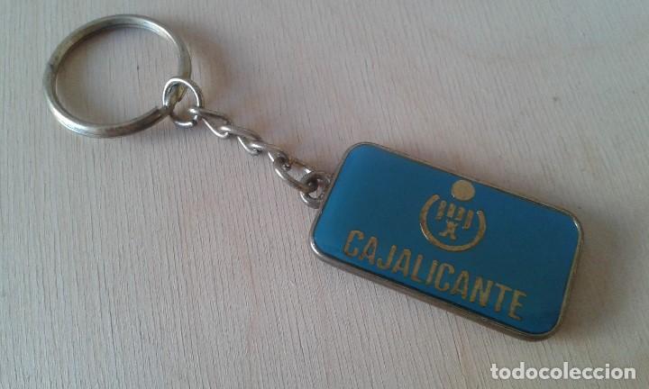 Coleccionismo de llaveros: Llavero Promocional Metal y metacrilato - CAJALICANTE - Extinta Caja de Ahorros Provincial, A&ntilde;os 80