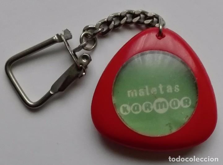 Coleccionismo de llaveros: ANTIGUO LLAVERO PUBLICITARIO MALETAS KARMAR, A&Ntilde;OS 70